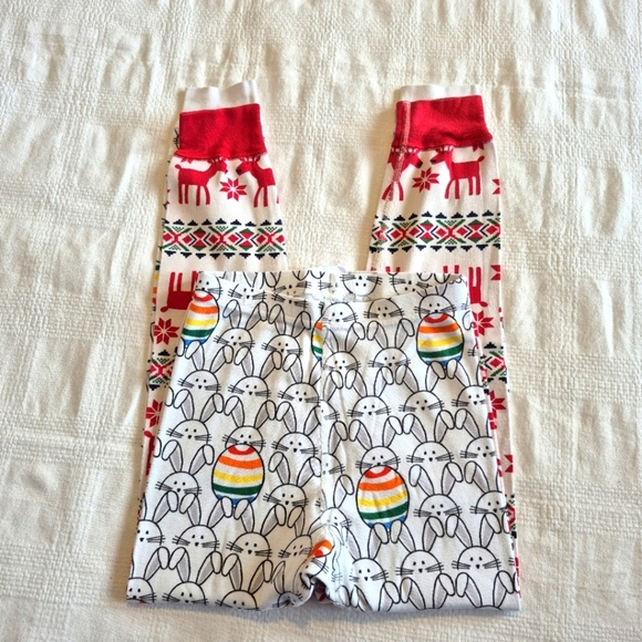Hanna Andersson size 8 or 130 Easter Egg bunny pajama bottoms tag removed - Picture 5 of 6